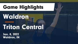 Waldron  vs Triton Central  Game Highlights - Jan. 8, 2022