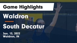 Waldron  vs South Decatur  Game Highlights - Jan. 13, 2022