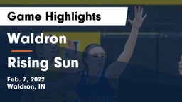 Waldron  vs Rising Sun  Game Highlights - Feb. 7, 2022