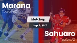 Matchup: Marana  vs. Sahuaro  2017