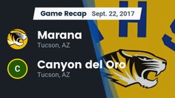Recap: Marana  vs. Canyon del Oro  2017