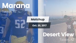 Matchup: Marana  vs. Desert View  2017