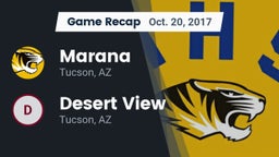 Recap: Marana  vs. Desert View  2017
