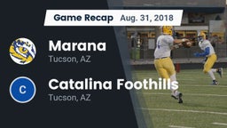 Recap: Marana  vs. Catalina Foothills  2018