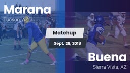Matchup: Marana  vs. Buena  2018