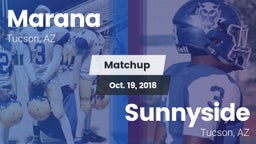 Matchup: Marana  vs. Sunnyside  2018