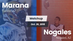 Matchup: Marana  vs. Nogales  2018