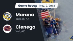 Recap: Marana  vs. Cienega  2018