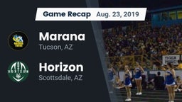 Recap: Marana  vs. Horizon  2019