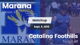 Matchup: Marana  vs. Catalina Foothills  2019