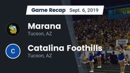 Recap: Marana  vs. Catalina Foothills  2019