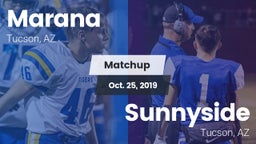 Matchup: Marana  vs. Sunnyside  2019