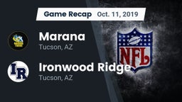 Recap: Marana  vs. Ironwood Ridge  2019