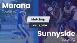 Matchup: Marana  vs. Sunnyside  2020