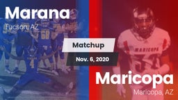 Matchup: Marana  vs. Maricopa  2020