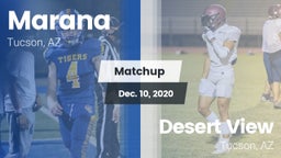 Matchup: Marana  vs. Desert View  2020