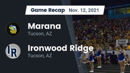 Recap: Marana  vs. Ironwood Ridge  2021