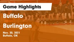 Buffalo  vs Burlington  Game Highlights - Nov. 30, 2021