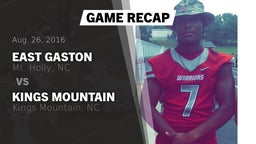 Recap: East Gaston  vs. Kings Mountain  2016