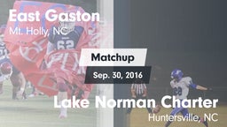 Matchup: East Gaston High vs. Lake Norman Charter  2016