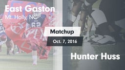 Matchup: East Gaston High vs. Hunter Huss 2016