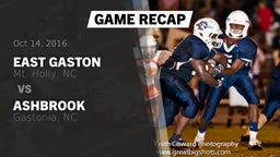 Recap: East Gaston  vs. Ashbrook  2016