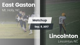 Matchup: East Gaston High vs. Lincolnton  2017