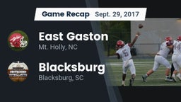 Recap: East Gaston  vs. Blacksburg  2017