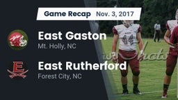 Recap: East Gaston  vs. East Rutherford  2017