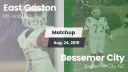 Matchup: East Gaston High vs. Bessemer City  2018