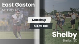 Matchup: East Gaston High vs. Shelby  2018