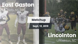Matchup: East Gaston High vs. Lincolnton  2019