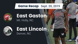 Recap: East Gaston  vs. East Lincoln  2019