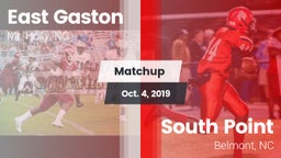Matchup: East Gaston High vs. South Point  2019