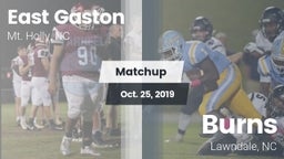 Matchup: East Gaston High vs. Burns  2019