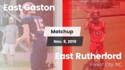 Matchup: East Gaston High vs. East Rutherford  2019