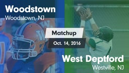 Matchup: Woodstown High vs. West Deptford  2016