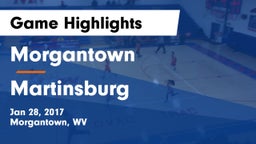 Morgantown  vs Martinsburg  Game Highlights - Jan 28, 2017