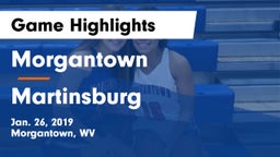 Morgantown  vs Martinsburg  Game Highlights - Jan. 26, 2019
