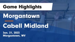 Morgantown  vs Cabell Midland  Game Highlights - Jan. 21, 2023