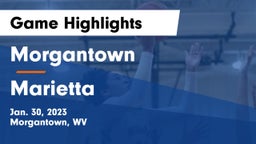 Morgantown  vs Marietta  Game Highlights - Jan. 30, 2023