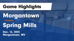 Morgantown  vs Spring Mills  Game Highlights - Dec. 16, 2023