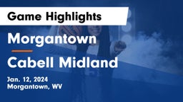 Morgantown  vs Cabell Midland  Game Highlights - Jan. 12, 2024