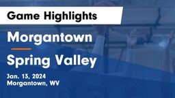 Morgantown  vs Spring Valley  Game Highlights - Jan. 13, 2024