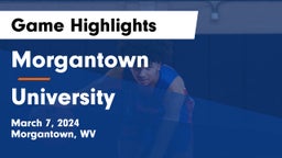 Morgantown  vs University  Game Highlights - March 7, 2024