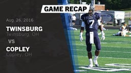 Recap: Twinsburg  vs. Copley  2016