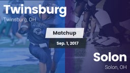 Matchup: Twinsburg High vs. Solon  2017