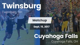 Matchup: Twinsburg High vs. Cuyahoga Falls  2017
