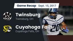 Recap: Twinsburg  vs. Cuyahoga Falls  2017