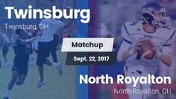 Matchup: Twinsburg High vs. North Royalton  2017